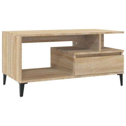 Sofabord 90 x 49 x 45 cm - sonoma-eg