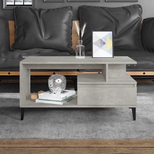 Sofabord 90 x 49 x 45 cm - betongrå