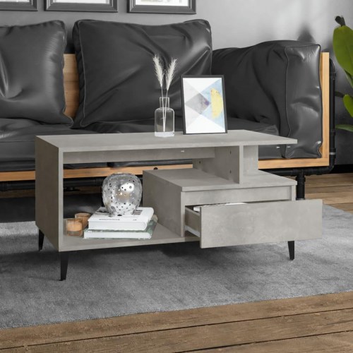 Sofabord 90 x 49 x 45 cm - betongrå