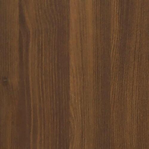 Sofabord 90x49x45 cm konstrueret træ brun egetræsfarve