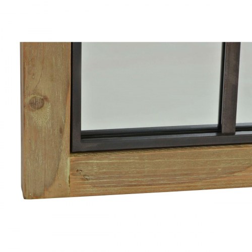 Vægspejl Brun Sort Natur Vindue 60 x 3 x 95 cm