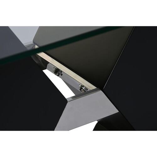 Sofabord Træ 120 x 60 x 45 cm Hærdet glas Træ MDF