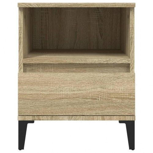 Sengeborde 2 stk. 40x35x50 cm sonoma-eg