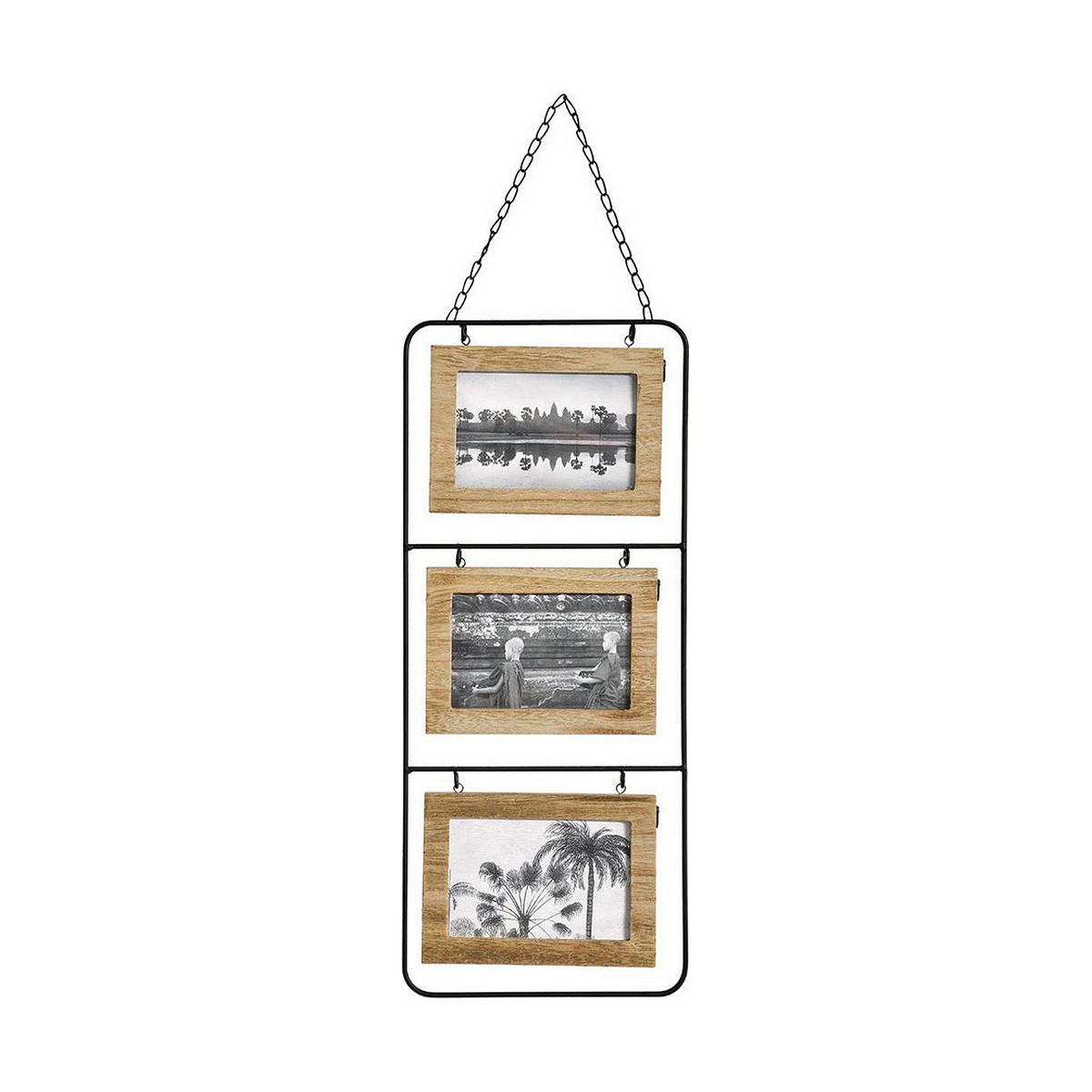 Atmosphera væg-billedramme til 3 fotos - Træ/MDF, 52 × 22 cm