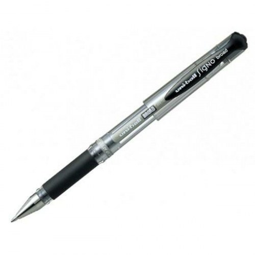 Uni-Ball Signo Broad UM-153 kuglepen, sort 0,6 mm - 12 stk.