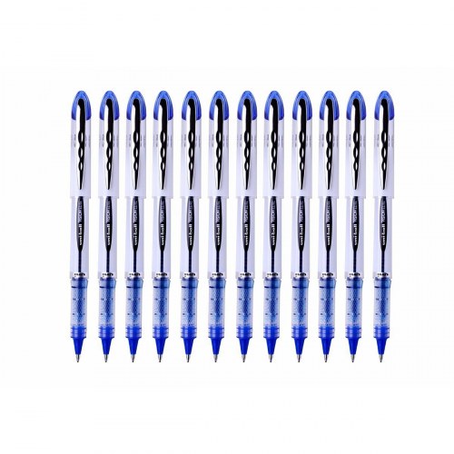 Uni-Ball Vision Elite UB-200 kuglepen - mørkeblå, 0,6 mm, 12 stk.