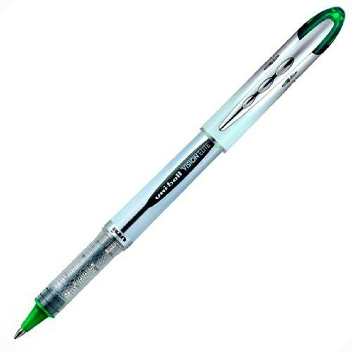Uni-Ball Vision Elite UB-200 kuglepen - grøn blæk 0,6 mm, 12 stk.