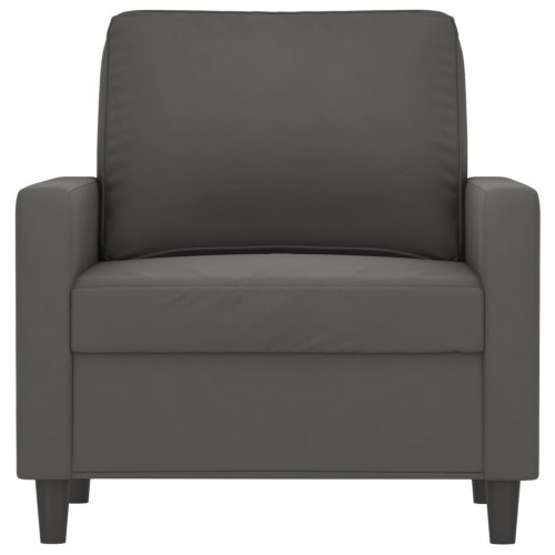 Lænestol 60 cm velour mørkegrå