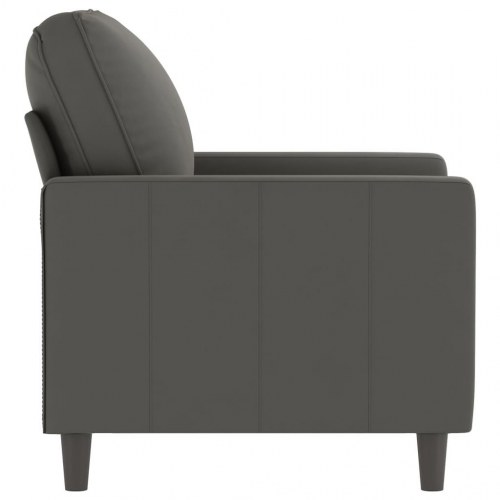 Lænestol 60 cm velour mørkegrå