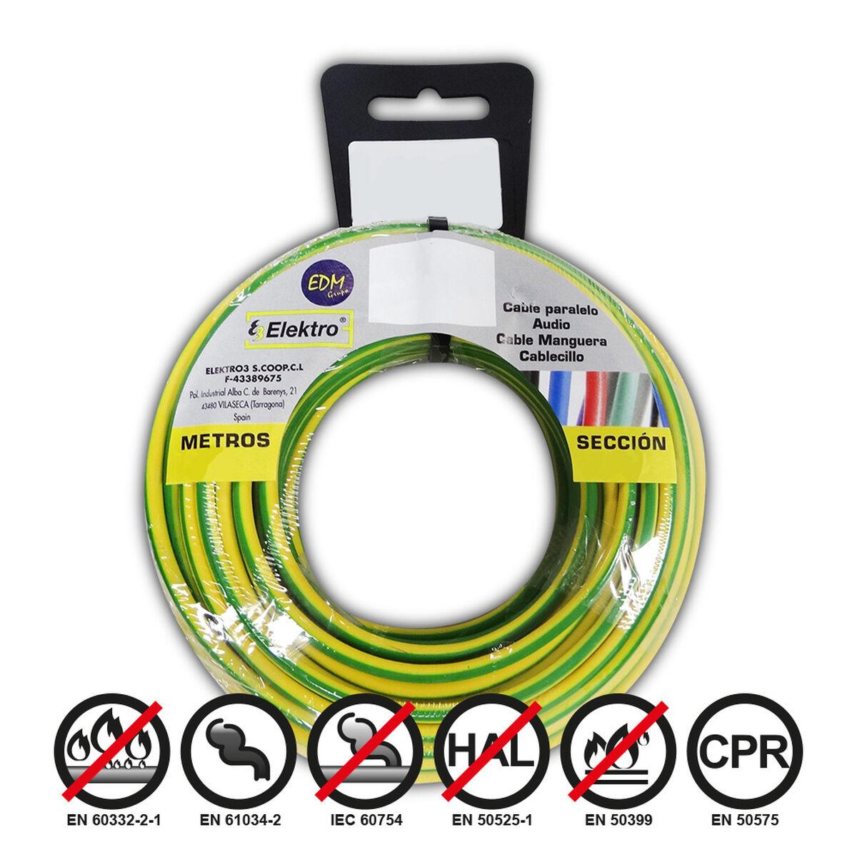 EDM Product kabel - to-farvet, 4 mm, 4 x 1,5 mm, 25 m