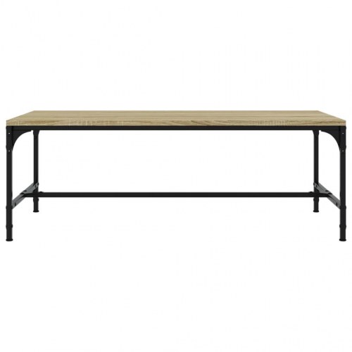 Sofabord 100x50x35 cm konstrueret træ sonoma-eg