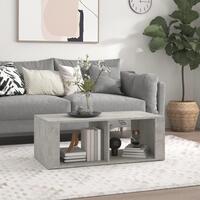 Sofabord 100x50x36 cm konstrueret træ betongrå