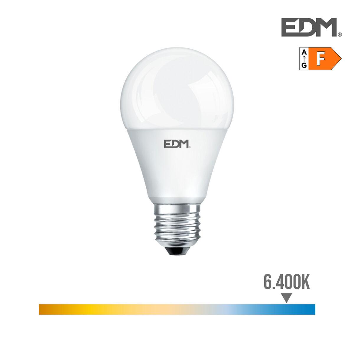 LED-lampe EDM F 15 W E27 1521 Lm Ø 6 x 11,5 cm (6400 K)