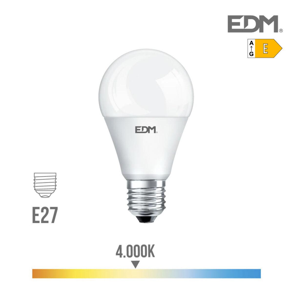 LED-lampe EDM E 17 W E27 1800 Lm Ø 6,5 x 12,5 cm (4000 K)