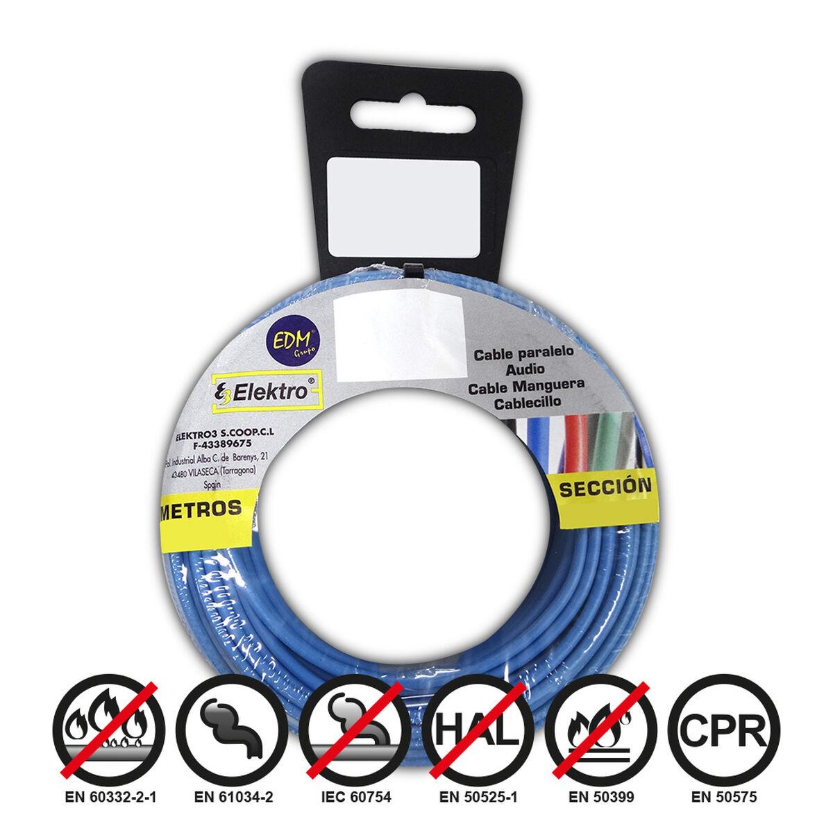 EDM Product kabel 2,5 mm - blå, 10 m (28455)