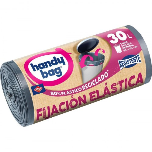Albal Handy Bag affaldsposer med elastisk fastholdelse 30 L (15 stk)
