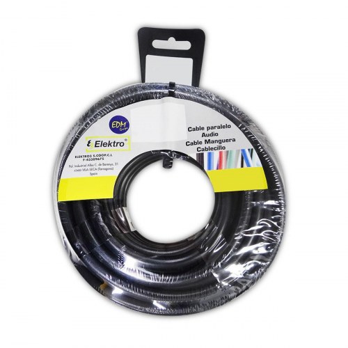 EDM Product kabel 3 x 1 mm² - sort, 15 m (28332)