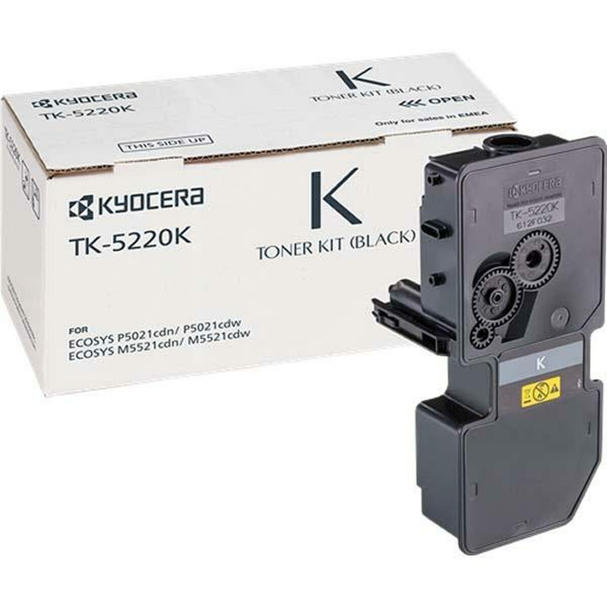 Se Kyocera TK-5220K Sort Lasertoner Original hos Boligcenter.dk