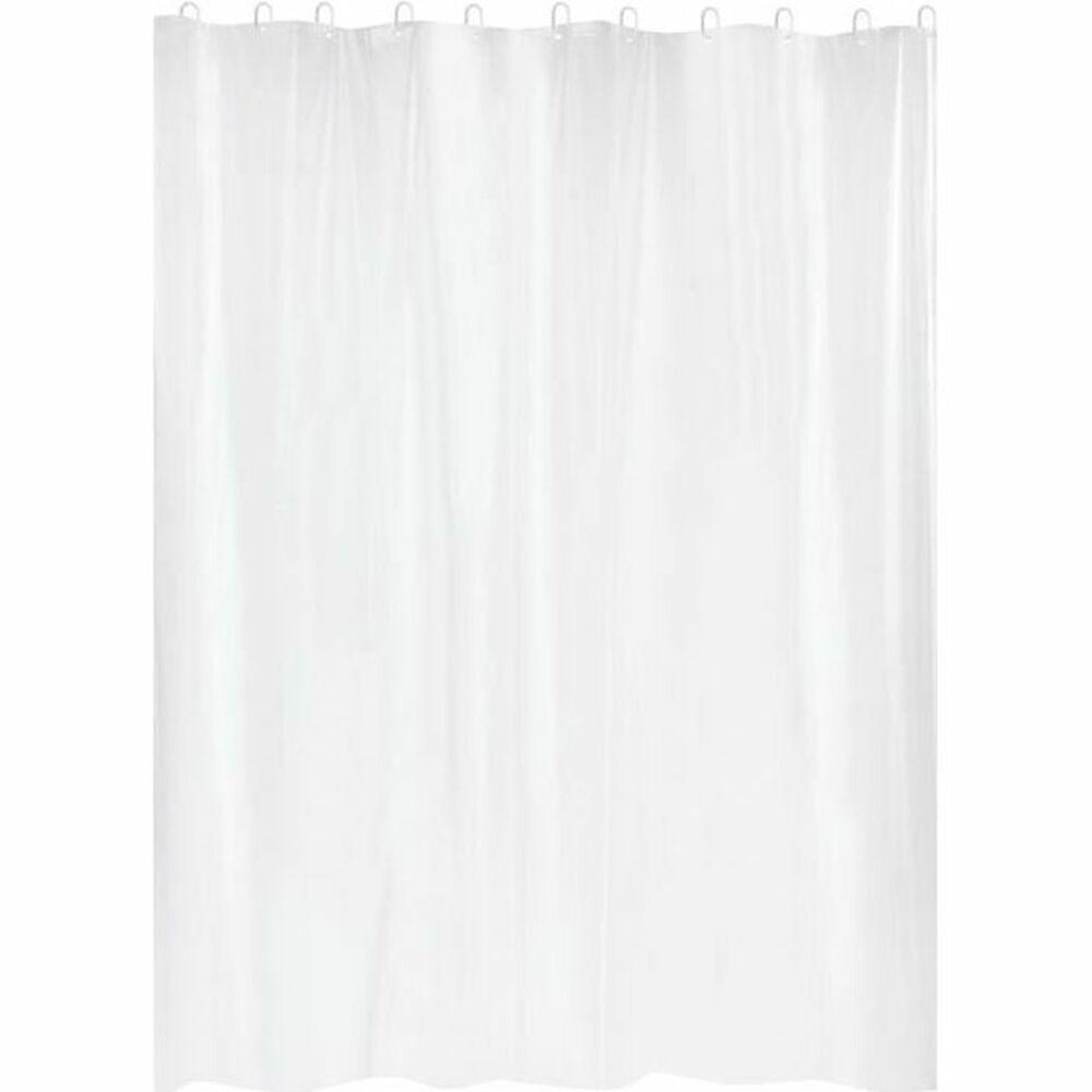 Brusebadsforhæng Gelco Hvid PVC PEVA 180 x 200 cm
