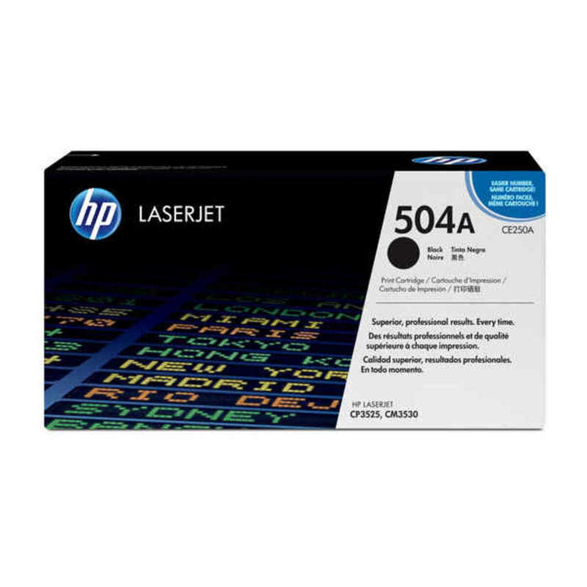 HP 504A toner - Sort (original)