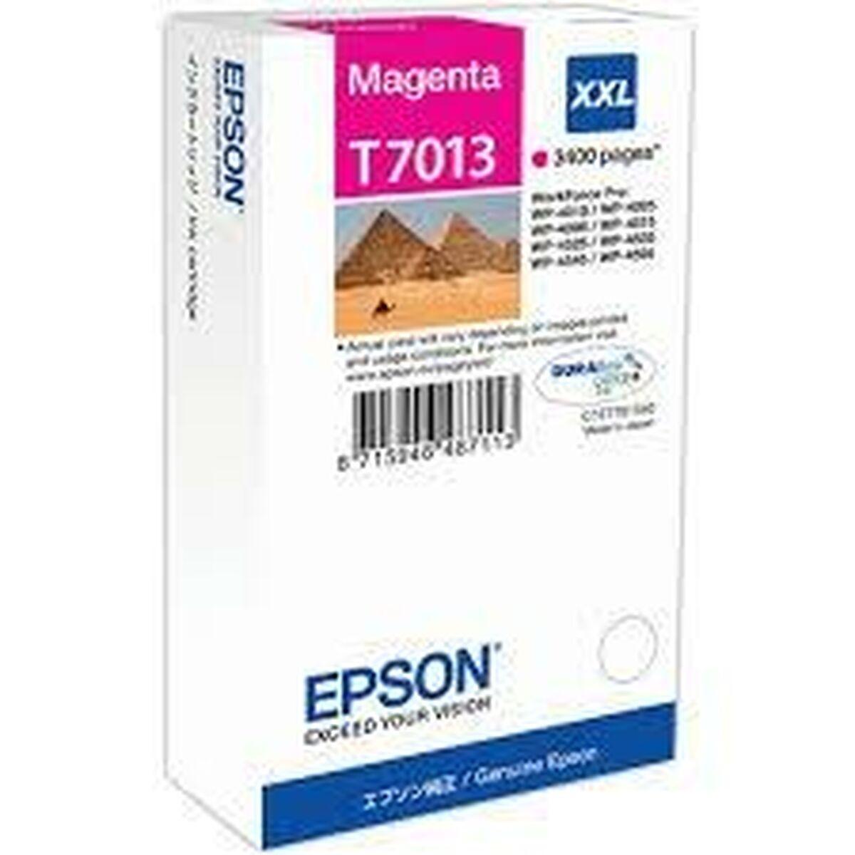 Se Epson T7013 M blækpatron - Kompatibel - Magenta 36 ml C13T70134010 hos Boligcenter.dk