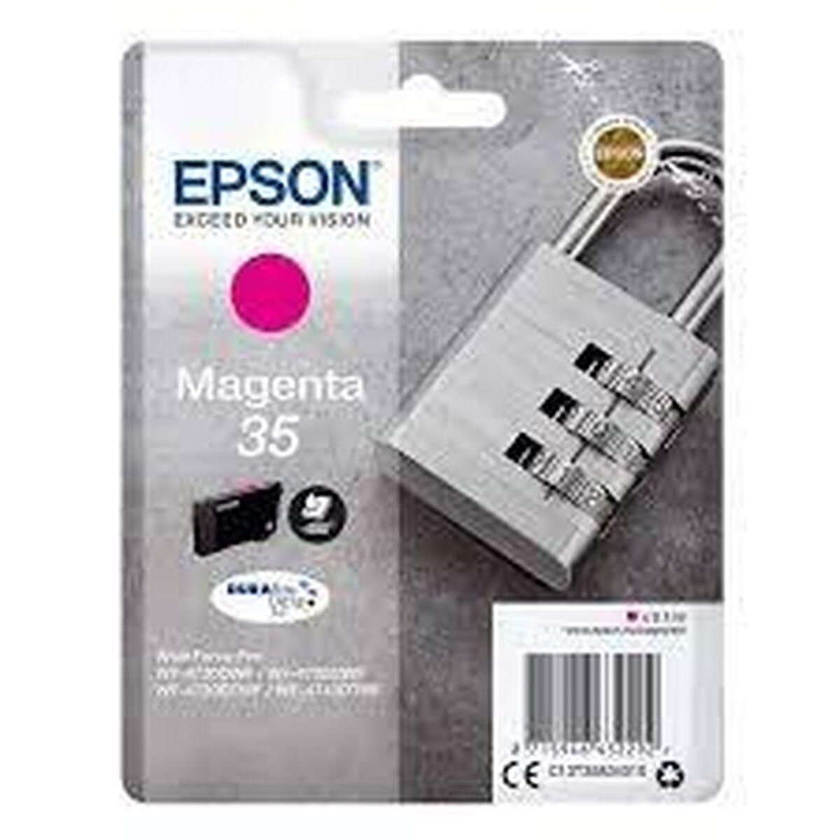 Se Epson 35 Magenta Printerpatron No.35 Original hos Boligcenter.dk