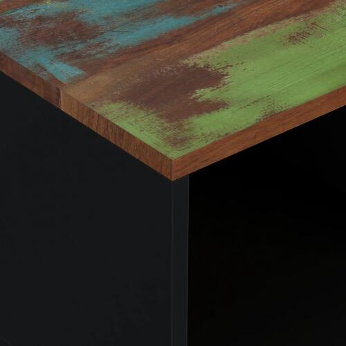Sofabord 80x50x40 cm massivt genbrugstræ og konstrueret træ