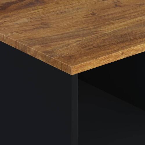 Sofabord 80x50x40 cm massivt mangotræ og konstrueret træ