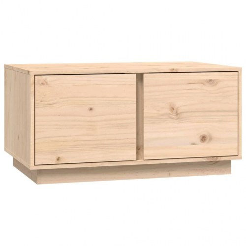 Sofabord 80x50x40 cm massivt fyrretræ