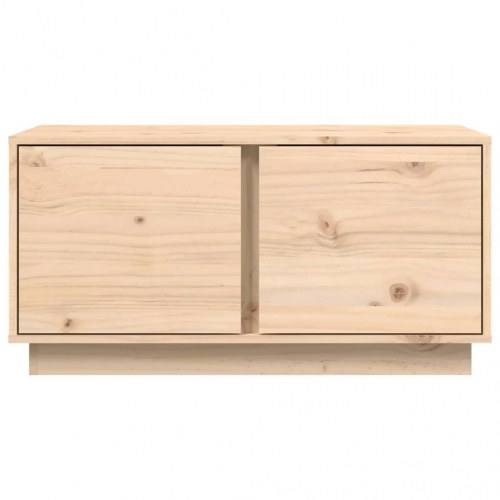 Sofabord 80x50x40 cm massivt fyrretræ