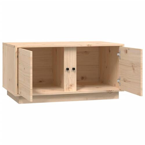 Sofabord 80x50x40 cm massivt fyrretræ