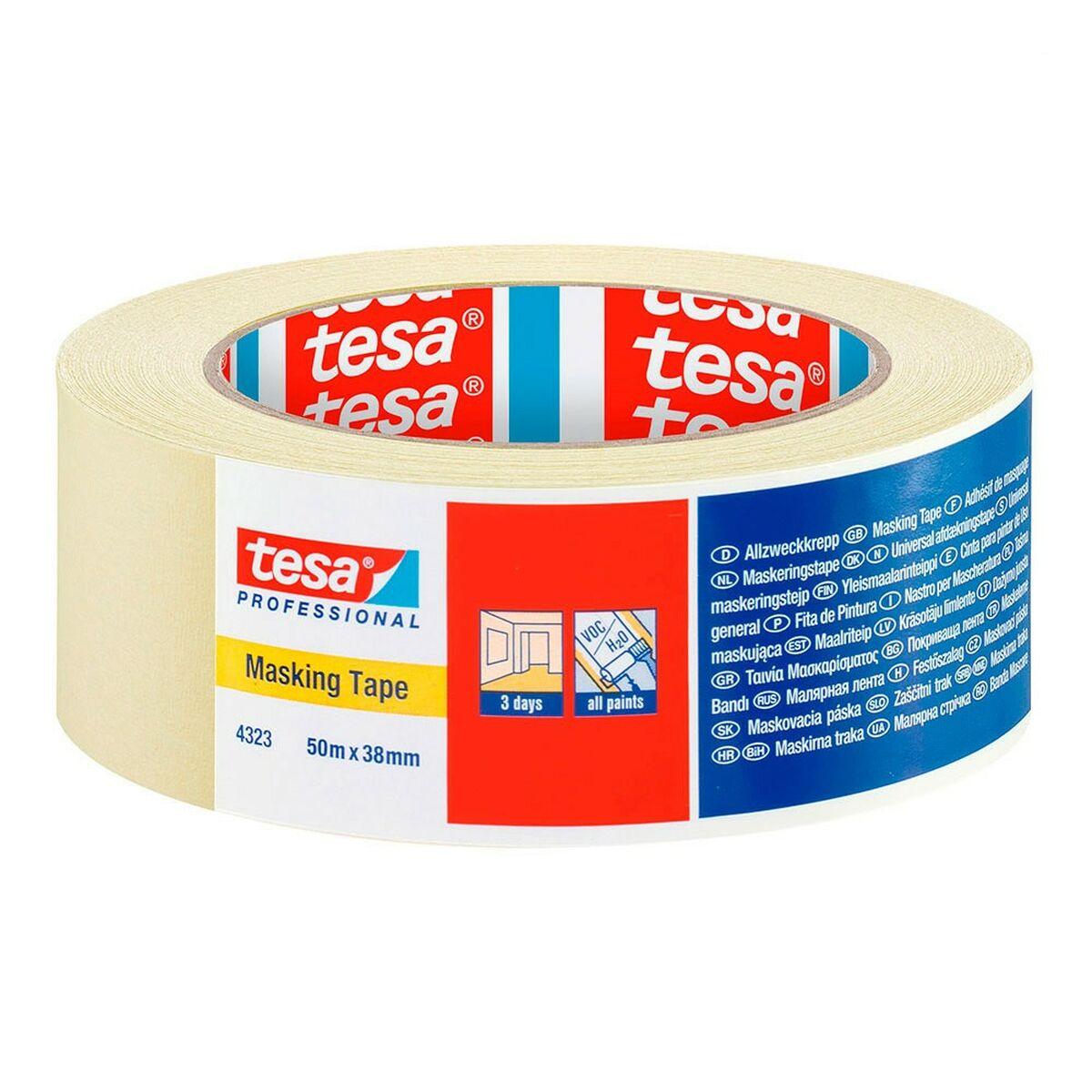 TESA malertape 38 mm x 50 m - selvklæbende papirbånd