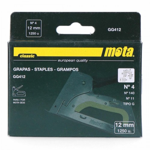 Hæfteklammer Mota nr. 4 - 12 mm (ca. 1000 stk)