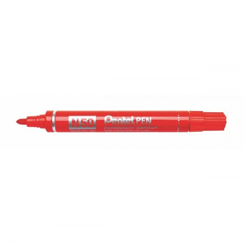 Pentel N50 sprittusch - rød, 12 stk., 2 mm