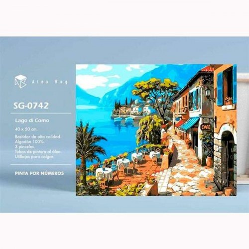 maleri Alex Bog Lago di Como Tal (40 x 50 cm)
