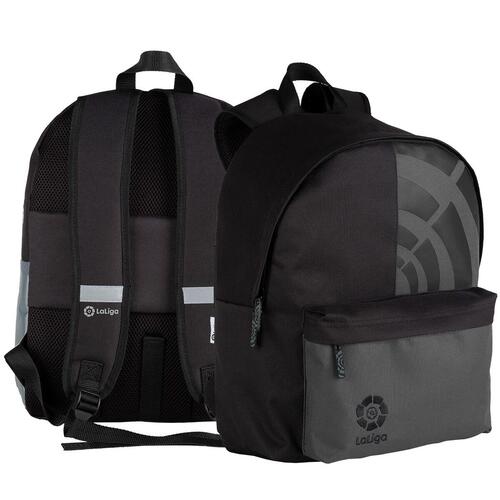 Skoletaske LaLiga Teen Sort (31 x 43 x 13 cm)