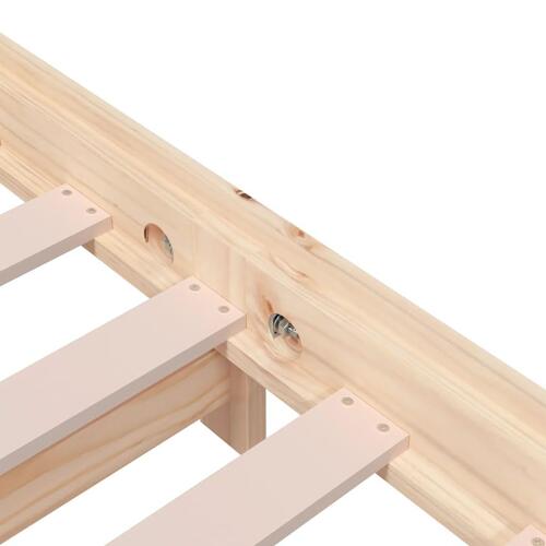 Stabelbar seng 100x200 cm massivt fyrretræ