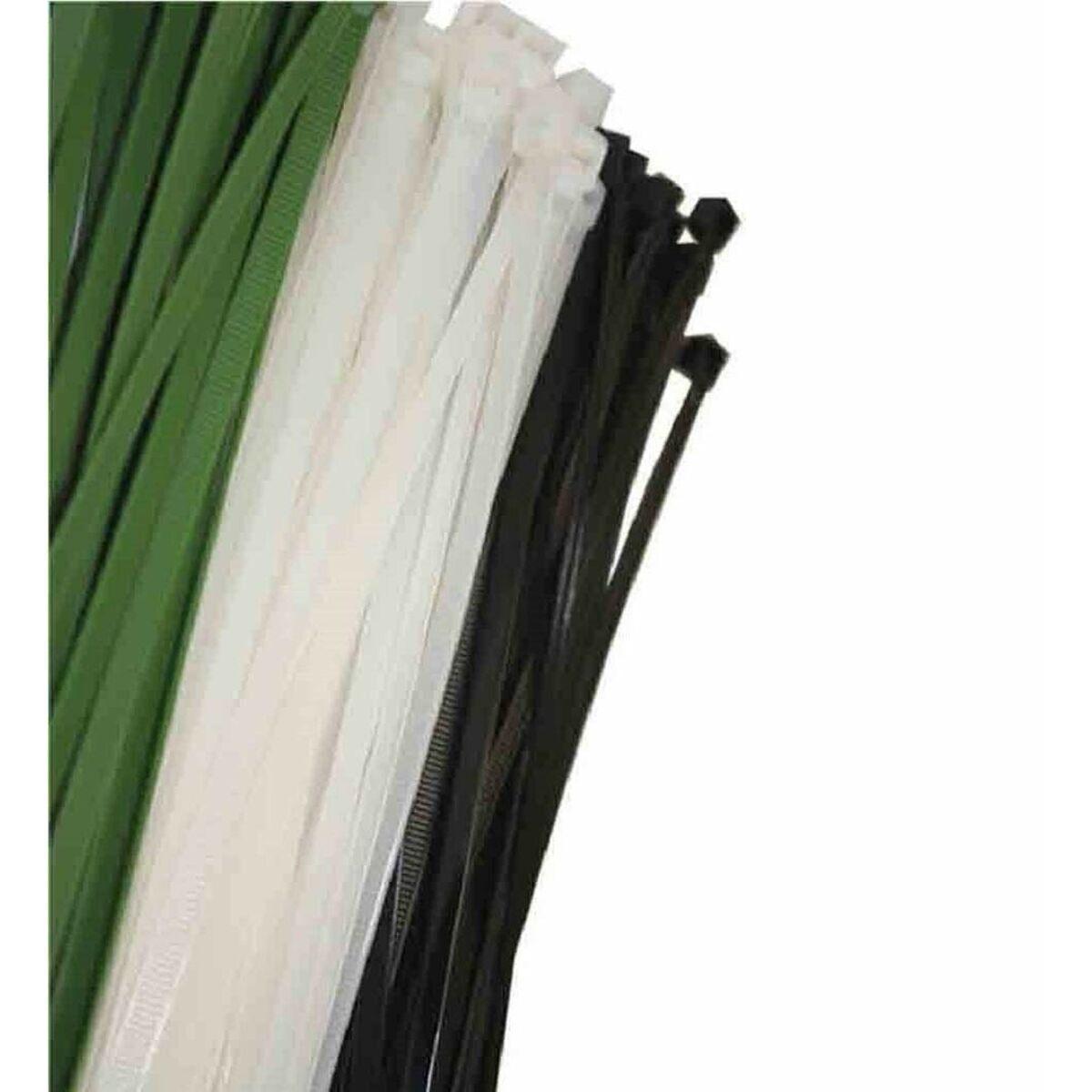 EDM Product kabelbindere i nylon, grøn - 380 × 4,8 mm (100 stk.)