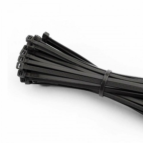 EDM Product kabelbindere i nylon, sort - 100 stk.