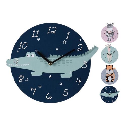 Vægur PVC Ø 26 cm Børns
