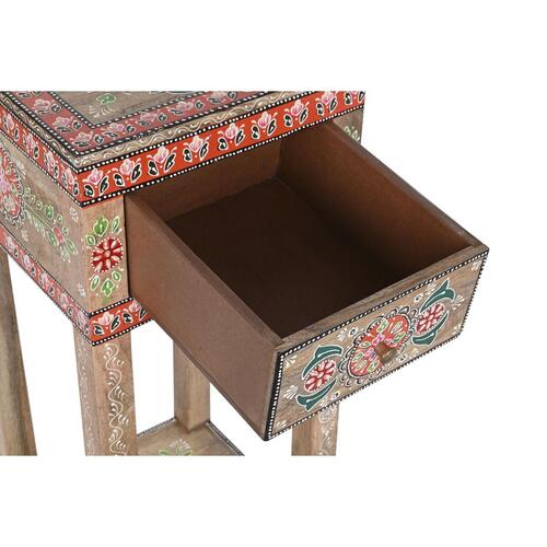Sofabord Multifarvet Natur Mangotræ 30,5 x 31 x 80,5 cm