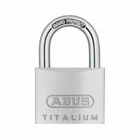 Nøgle hængelås ABUS Titalium 64ti/20 Stål Aluminium normal (2 cm)