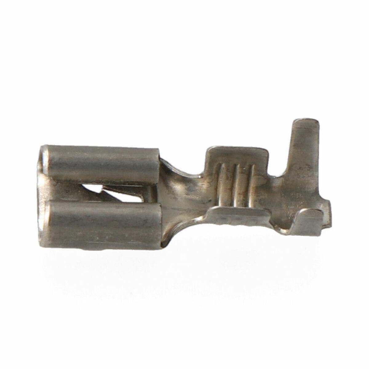 EDM Product terminal Ø 4,8 mm til kabel - 100 stk., sølvfarvet