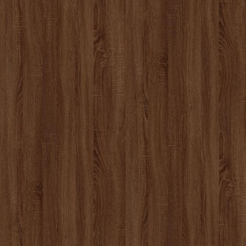 Sidebord 40x40x35 cm konstrueret træ brun egetræ