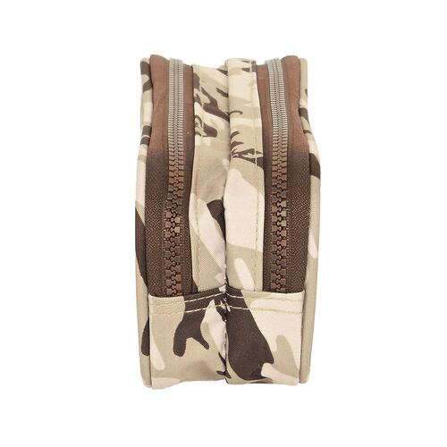 Dobbelt carry-all Jurassic World Dominion Brun (21 x 8 x 6 cm)