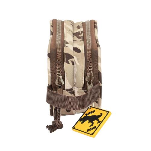 Dobbelt carry-all Jurassic World Dominion Brun (21 x 8 x 6 cm)