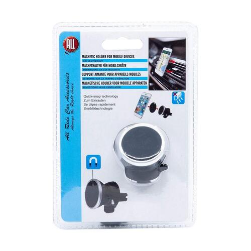 All Ride universal magnetisk mobilholder til bil - Ø 3,5 x 5 cm, sort