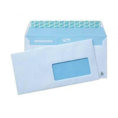 Sam konvolut OPEN-115 VD - hvid, 11,5 × 22,5 cm, autolim, 90 g/m² (500 stk.)