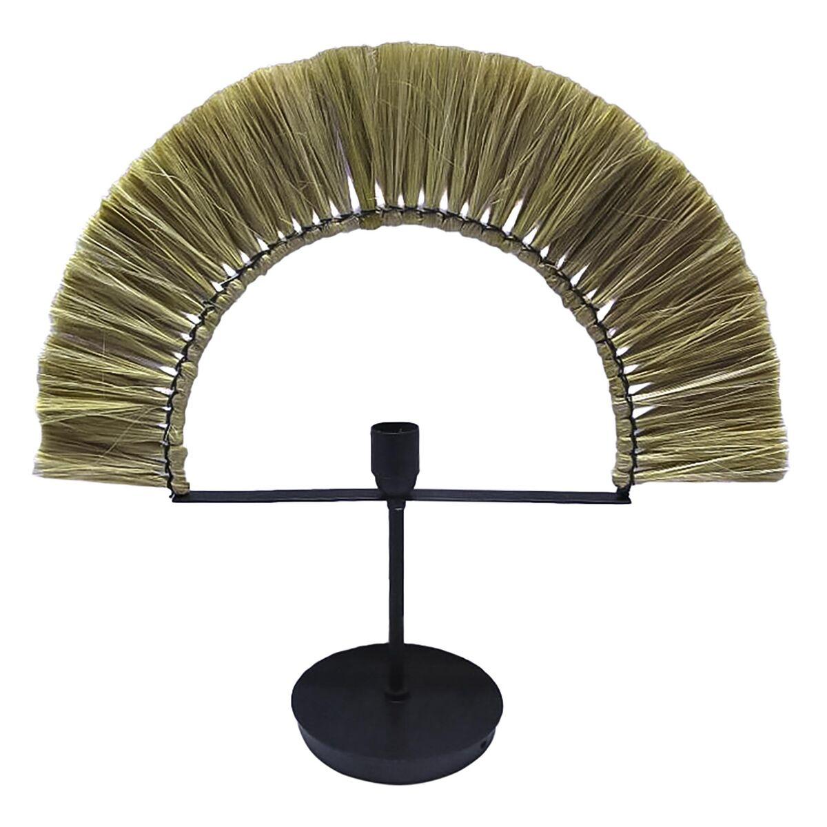 Bordlampe Natur Sort Jern Jute 57 X 17 X 52 Cm