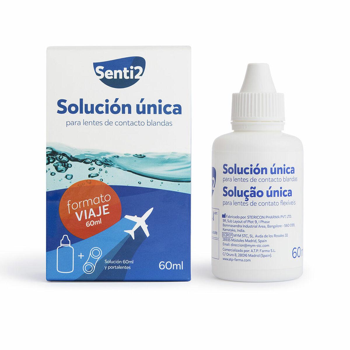 Linsevæske Senti2 Solución única 60 ml med hyaluronsyre